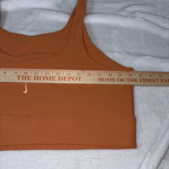 Nike Yoga Alate All U Infinalon Sports Bra Burnt Sunrise XXL Light Support Chic - Picture 6 of 8